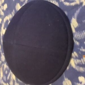 17cm Navy Fabric Yarlmuka For Temple, Synagogue And Jewish Religious Services